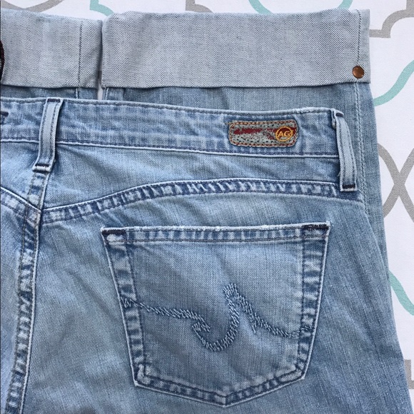 Ag Adriano Goldschmied Denim - 💙👖BEAUTIFUL AG CUFFED CROP👖💙32 13/14 18” SHORT